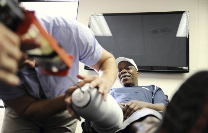 Samuel Masetlha's life has been transformed after being fitted with an artificial limb.