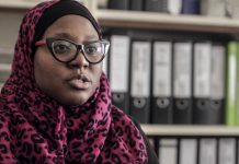 Helping hand: Hauwa Ojeifo owns an organisation that helps to support women facing mental health issues.