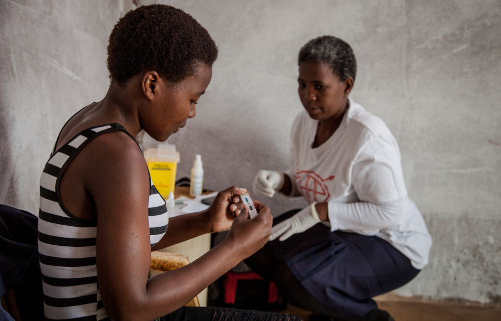Community health workers didn't just provide at-home HIV testing. They went into schools to help teach young people sexual and reproductive health and encourage boys to get medically circumcised.