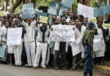 Zimbabwean doctors went on strike in February for more money and more posts. In 2008