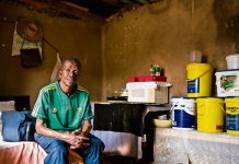 Disabled: Bongani Ngcobo has multidrug-resistant tuberculosis but has been refused a government grant