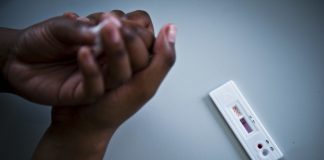 Taking control: HIV self-test kits like this are already available at pharmacies in South Africa