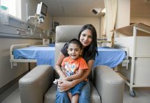 Bouncing back: Rabia Khan and her son