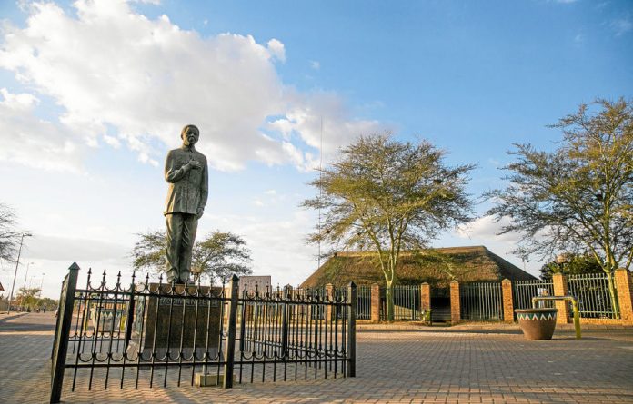 The Madiba statue in Mandela Village