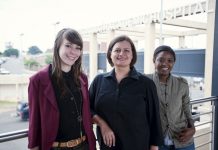 Bhekisisa bagged five awards at the Discovery Health Journalism Awards on Wednesday night. From left: Amy Green, Mia Malan and Ina Skosana