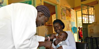 Health worker Jackline Atieno has vaccinated more babies under the age of one year since the Masogo Health Centre started sending SMS reminders to parents and caregivers.