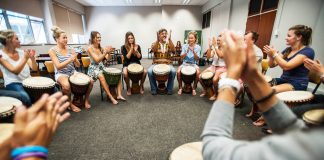 African drumming can help treat people with depression and other mental illnesses.