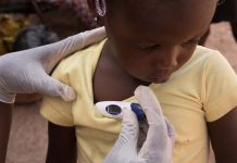 A child at a clinic in Bamako. The country’s child mortality rate is among the highest in the world.