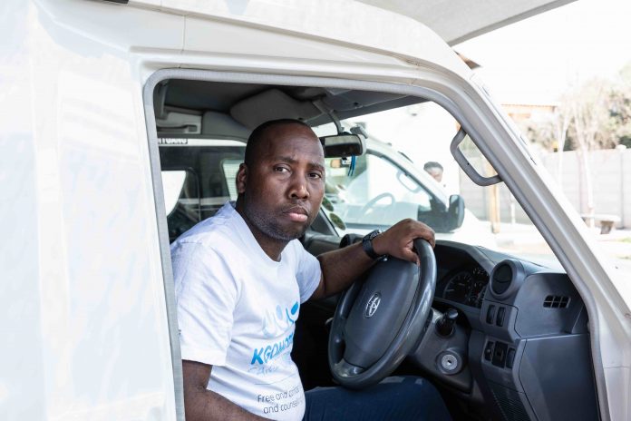 Rustenburg MSF driver Lebogang Seketema